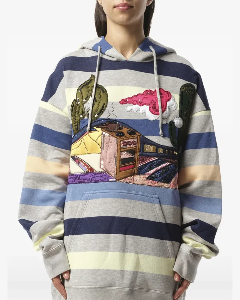 Marc Jacobs sequin-embellished hoodie - Blau Blau