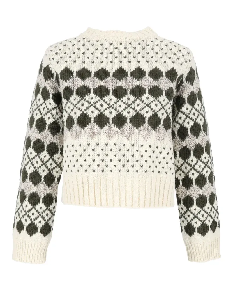 Max Mara argyle-knit sweater - Grün Grün