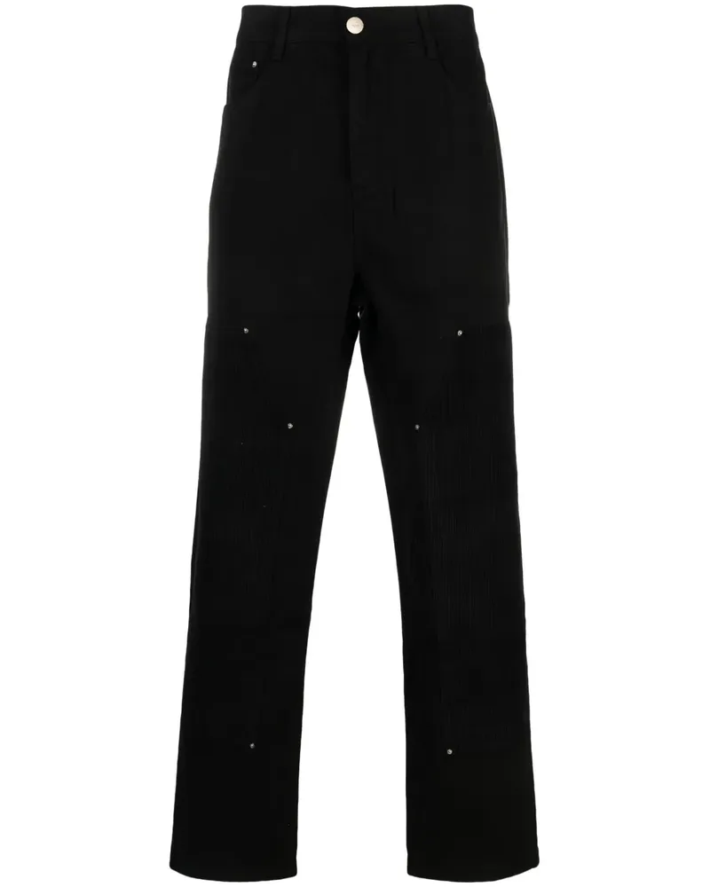 Arte Antwerp Jules Workwear Hose - Schwarz Schwarz