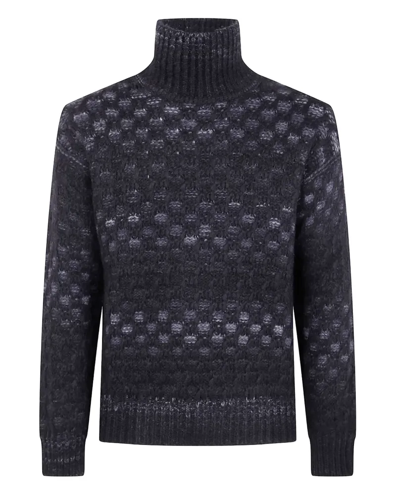 Nuur patterned-jacquard roll-neck jumper - Grau Grau