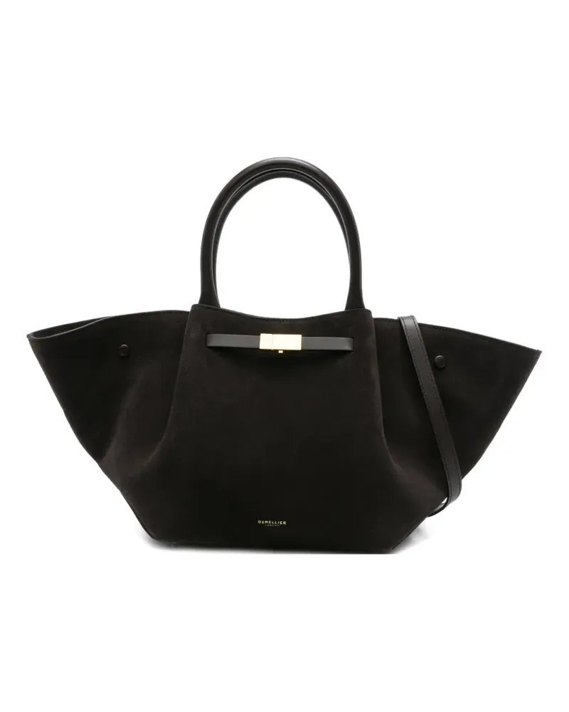 DeMELLIER Mini New York Tote Bag mit Schnalle - Braun Braun