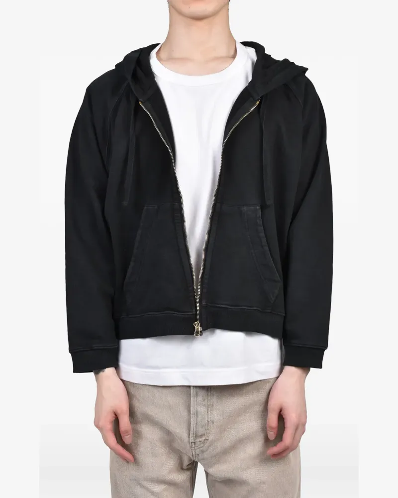 Second/Layer Rola zip-up hoodie - Schwarz Schwarz