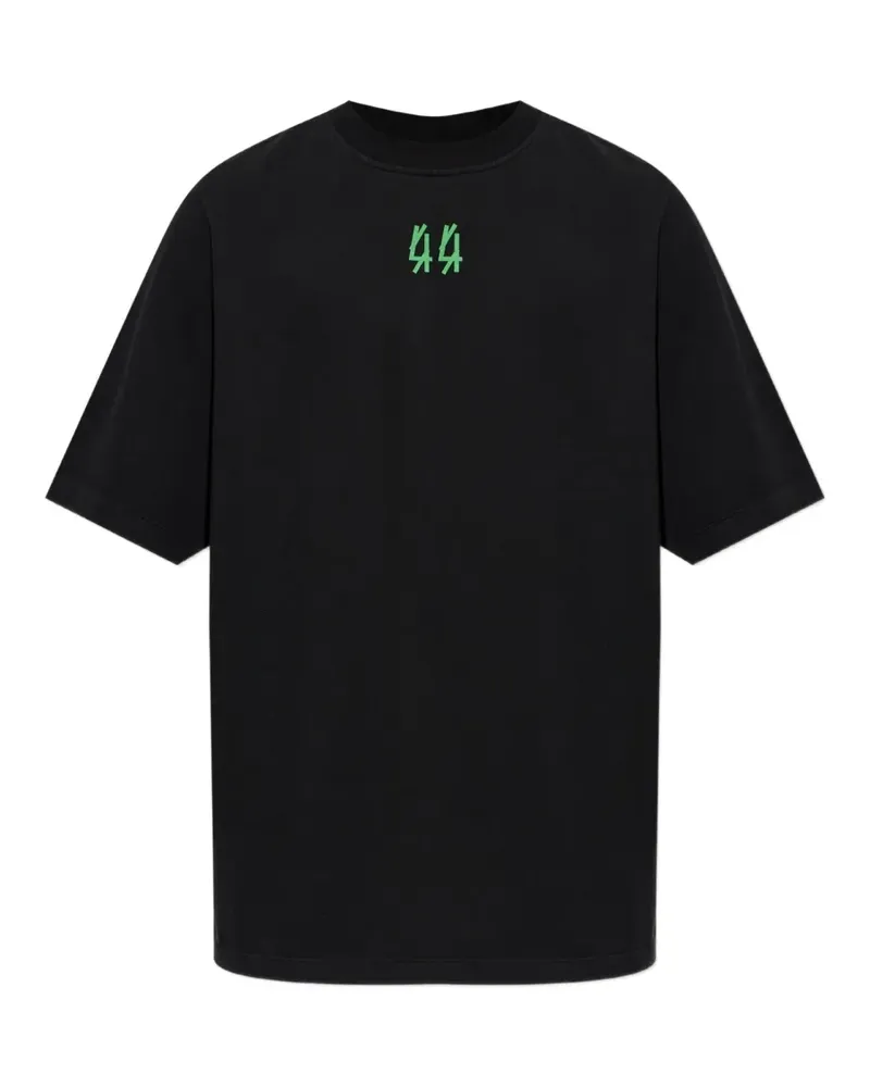 44 LABEL GROUP graphic-print T-shirt - Schwarz Schwarz