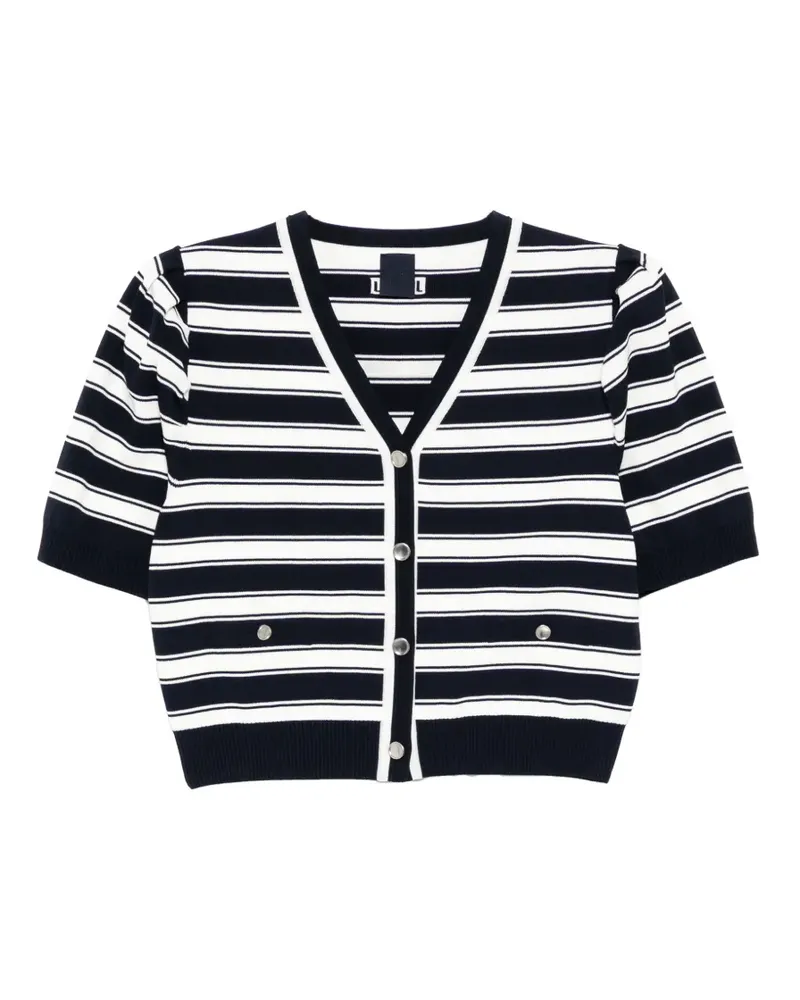 JUUN.J striped cardigan - Blau Blau