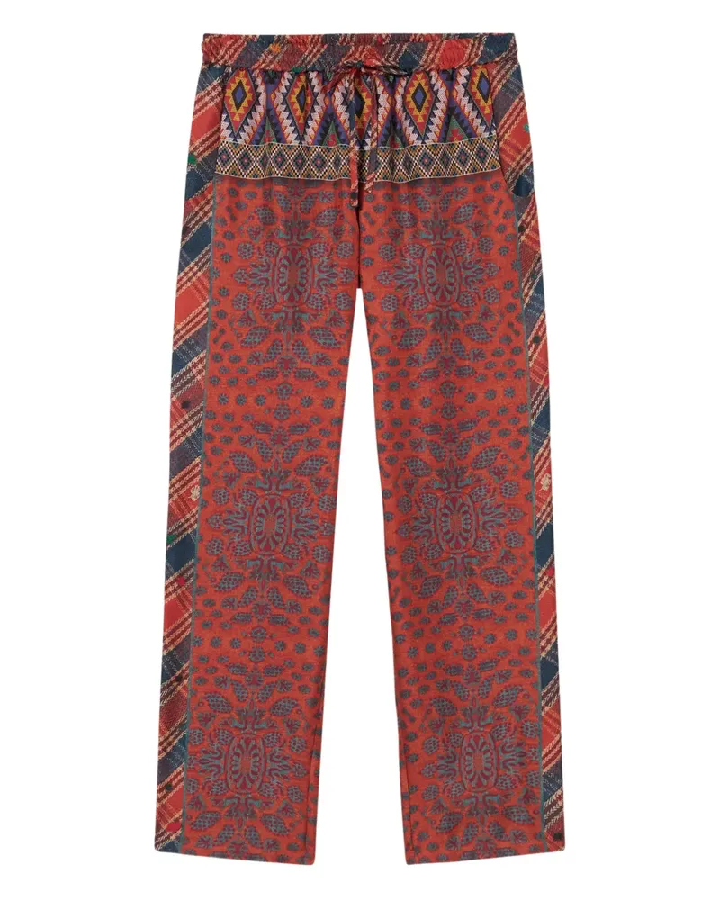 Pierre-Louis Mascia Hose mit Paisleymuster - Rot Rot