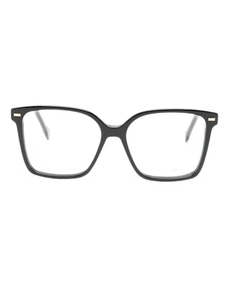 Carolina Herrera New York Brille mit eckigem Gestell - Schwarz Schwarz