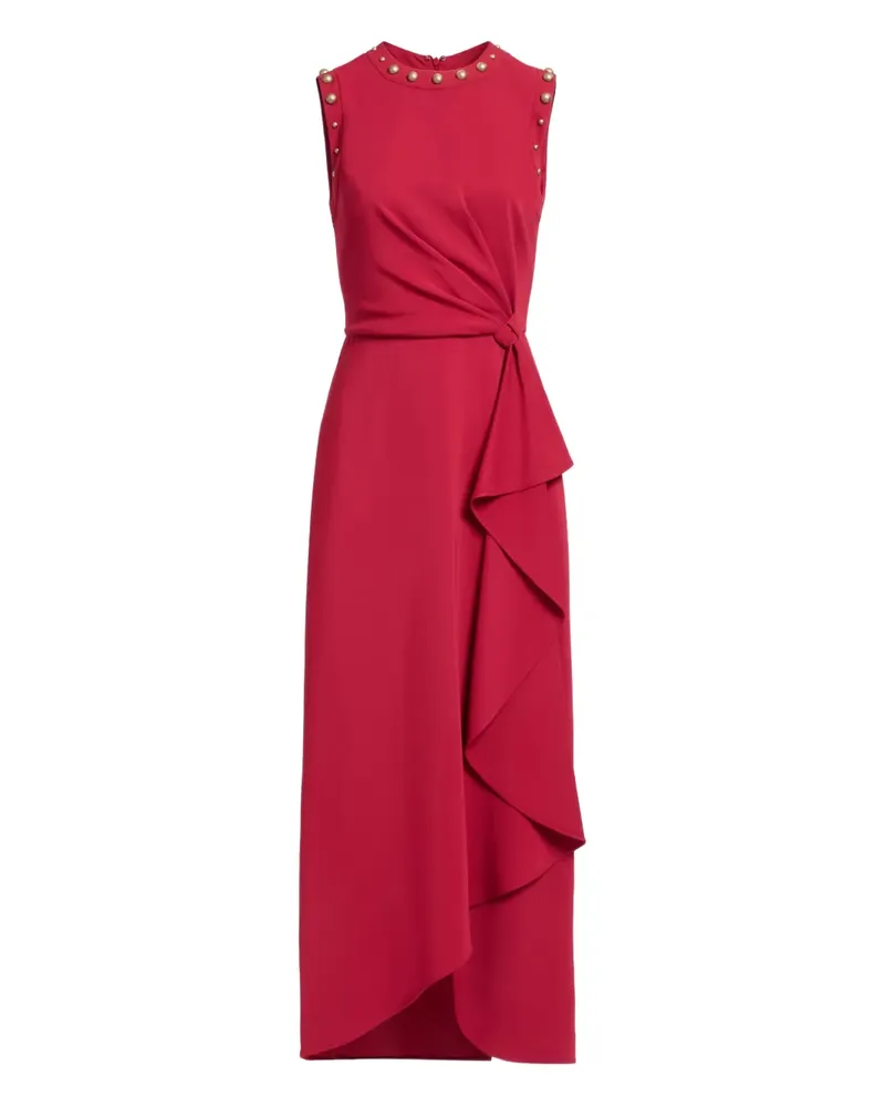 Elie Saab stud-embellished midi dress - Rot Rot