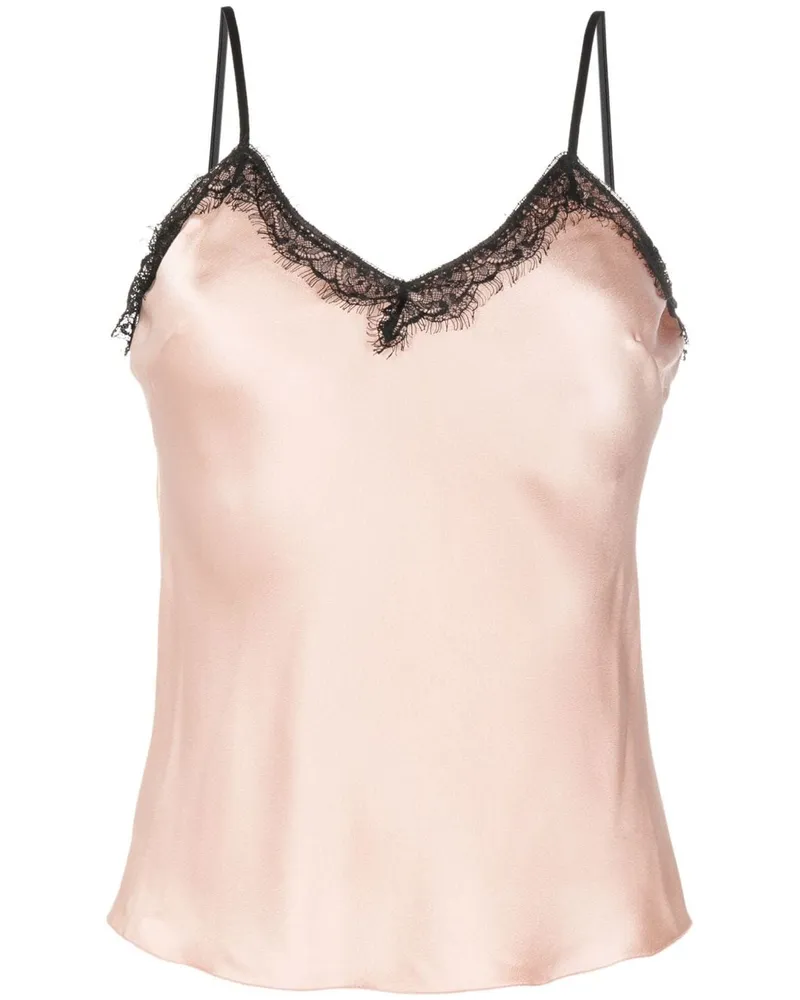 Alberta Ferretti Bluse mit Spitze - Rosa Rosa