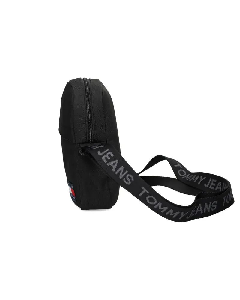 Tommy Hilfiger Essential Repeat Logo messenger bag - Schwarz Schwarz