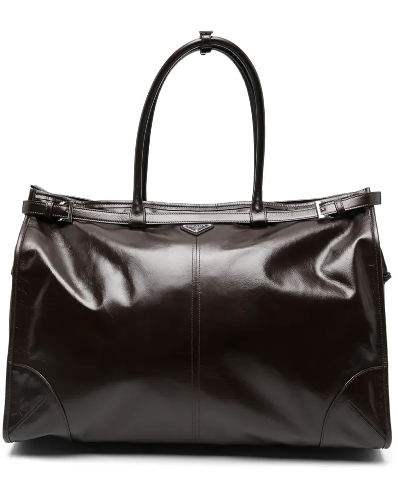 Prada Lux leather tote bag - Braun Braun