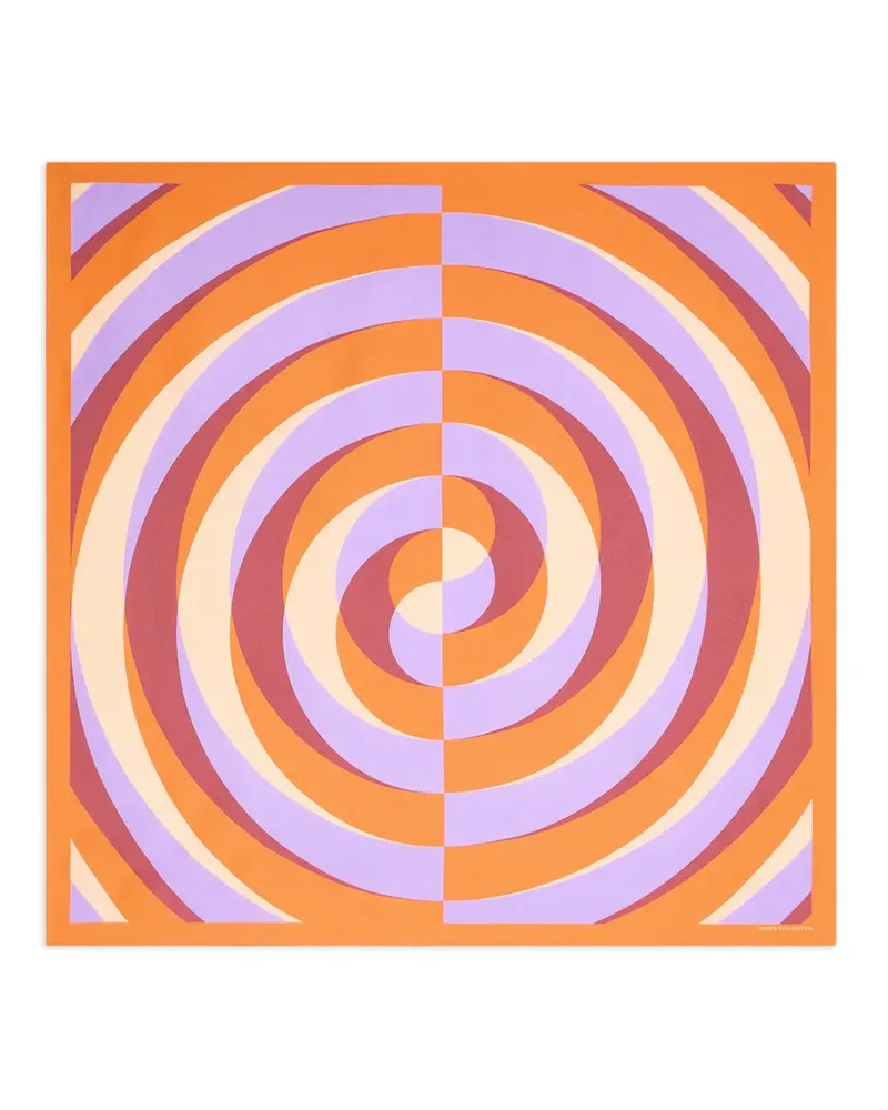 Dries van Noten Gemustertes Tuch - Orange Orange