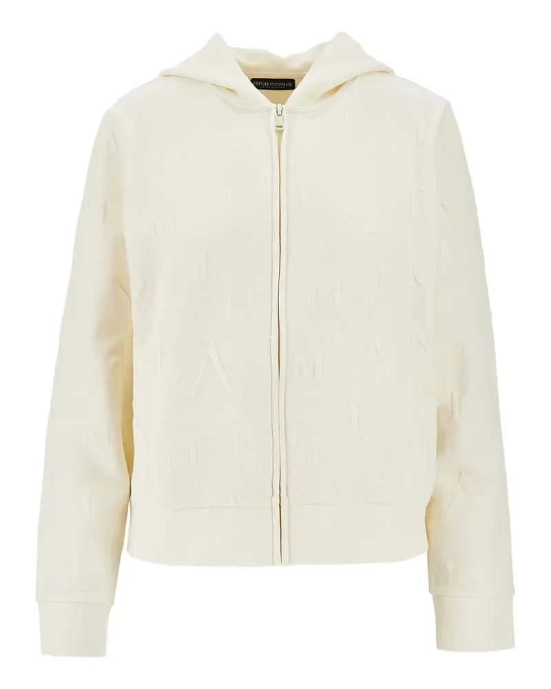 Emporio Armani zip-up hoodie - Nude Nude