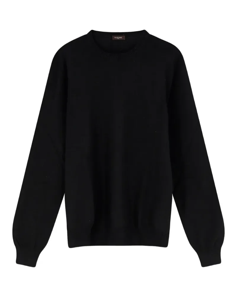 Gran Sasso fine-knit crew-neck sweater - Schwarz Schwarz