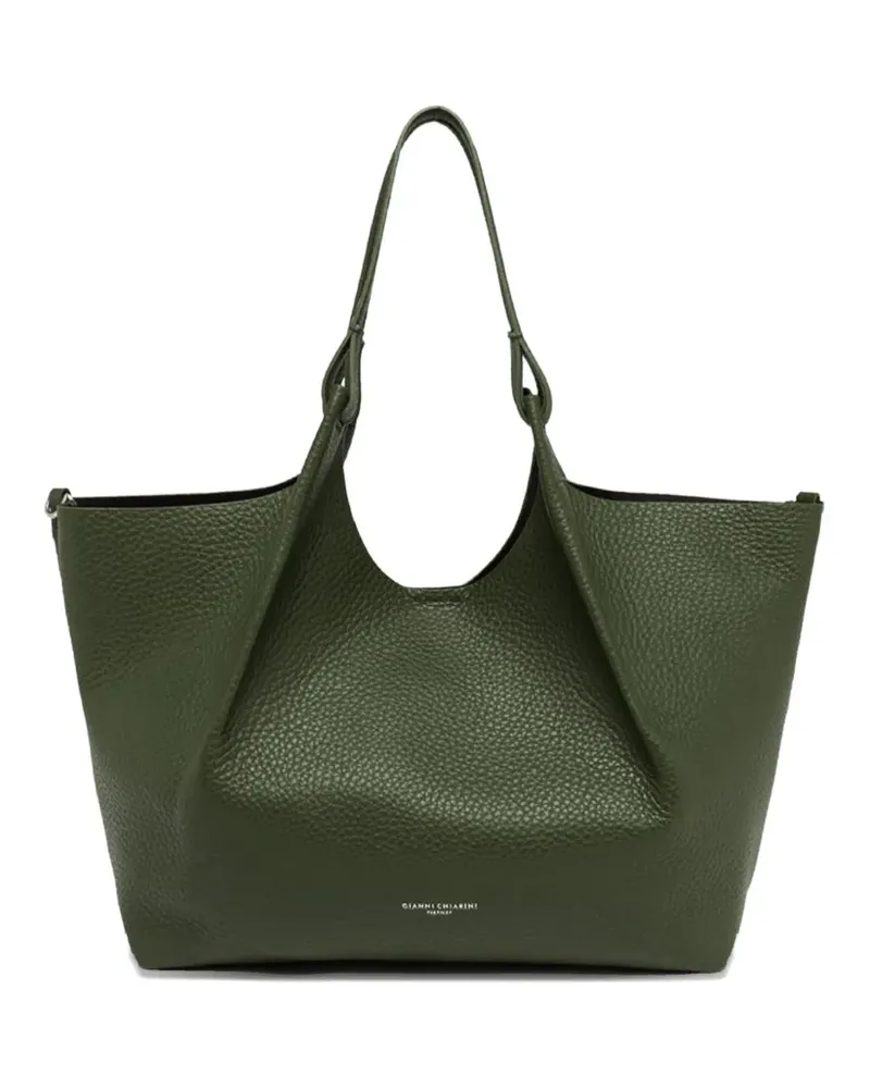 Gianni Chiarini Tote Bag mit geknotetem Henkel - Grün Grün