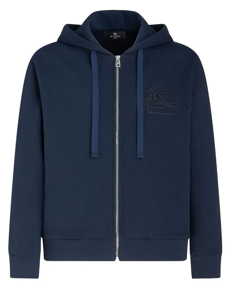 Etro Jacke mit Logo-Stickerei - Blau Blau