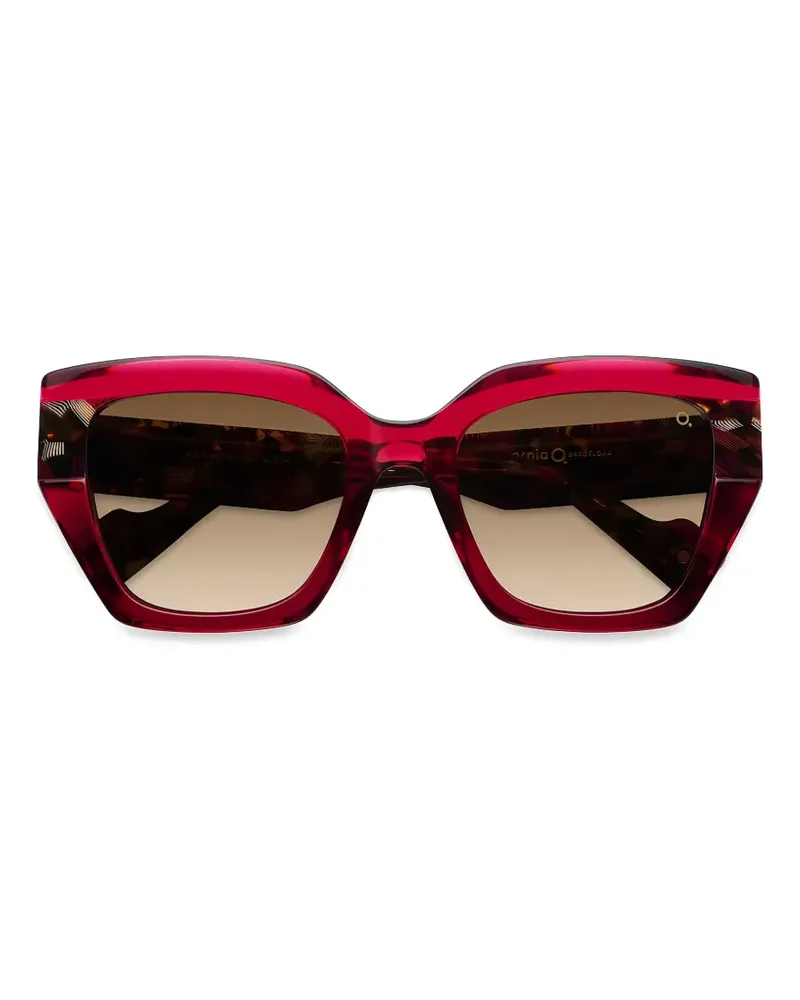 Etnia Barcelona Geometrische Mambo Sonnenbrille - Rot Rot