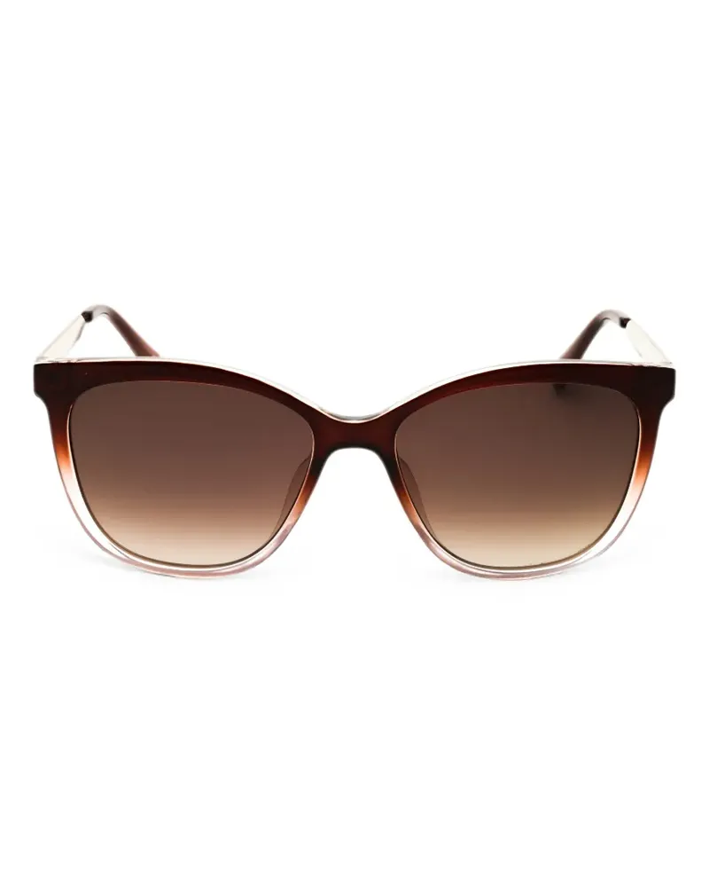 Fossil gradient-effect rectangle-frame sunglasses - Braun Braun