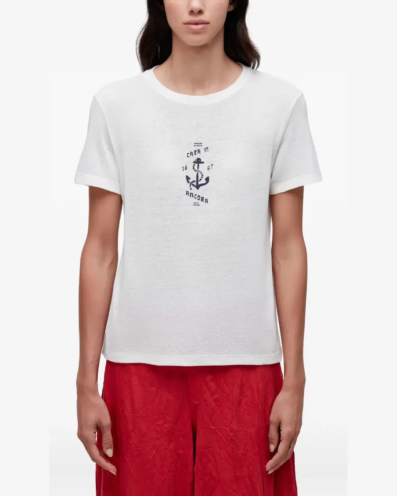 Osklen Casa da Ancora T-Shirt - Weiß Weiß