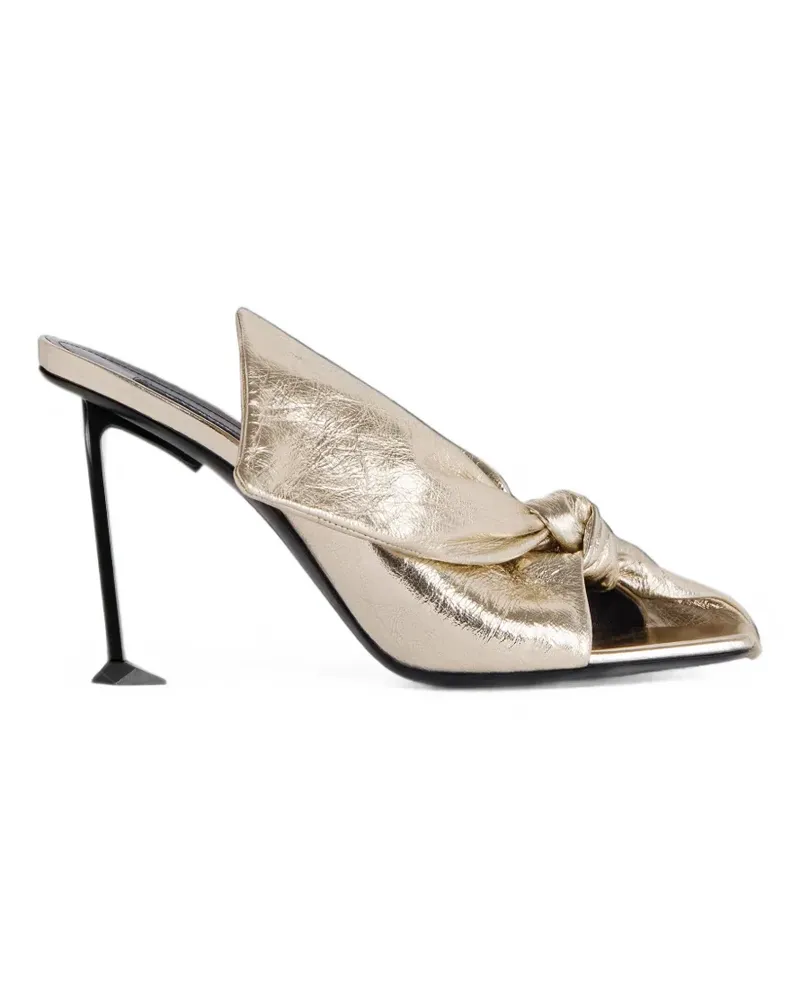Givenchy Boudoir Mules aus Metallic-Leder - Gold Gold