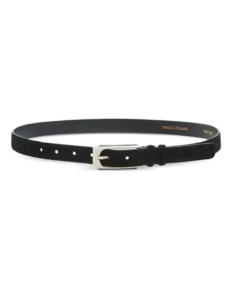 Magda Butrym leather belt - Schwarz Schwarz