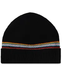 Paul Smith Beanie mit Streifendetail Schwarz