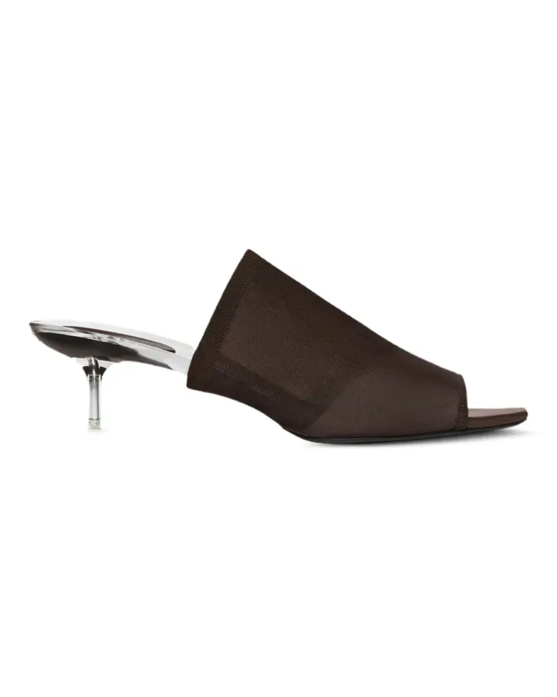 Courrèges Mules aus Mesh - Braun Braun
