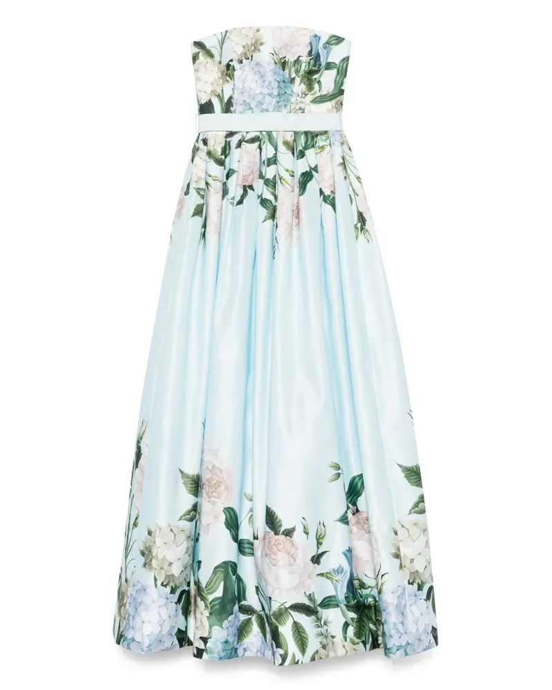 NISSA Abendkleid aus Taft - Blau Blau
