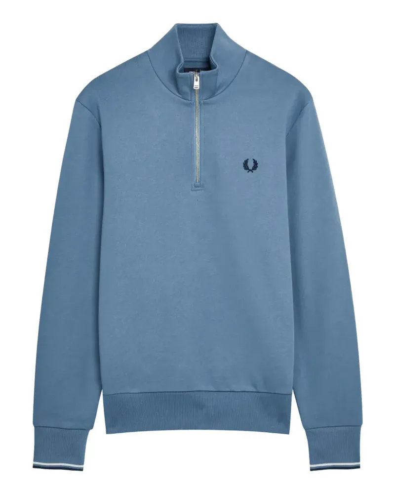 Fred Perry half-zip sweatshirt - Blau Blau