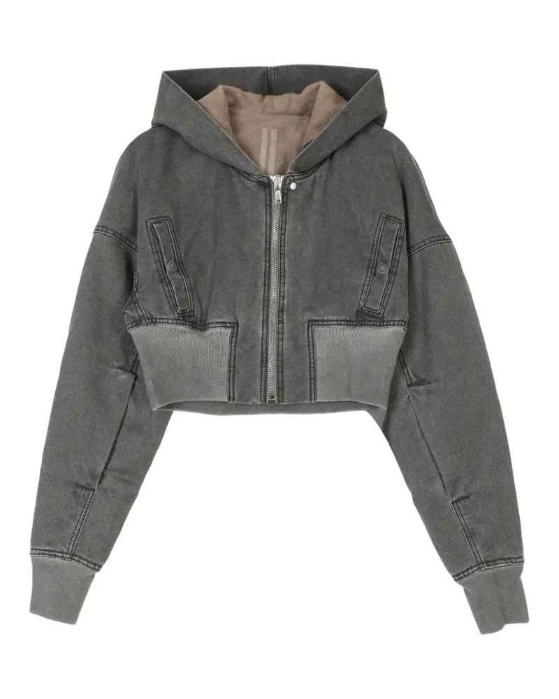 DRKSHDW by Rick Owens Cropped-Jacke mit Kapuze - Grau Grau