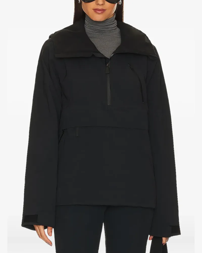 Aztech Mountain Hayden 3L Windbreaker mit Stehkragen - Schwarz Schwarz