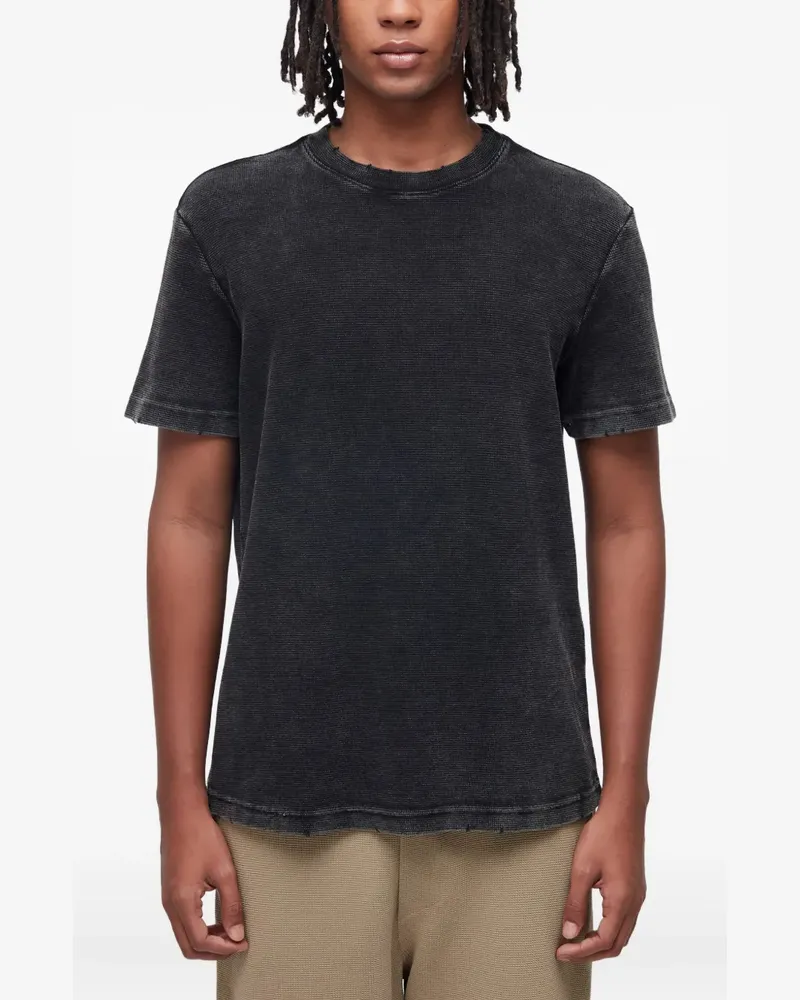 Osklen T-Shirt im Distressed-Look - Schwarz Schwarz