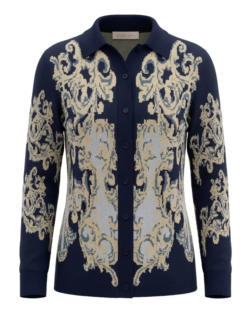 Circus Hotel long-sleeves cardigan - Blau Blau