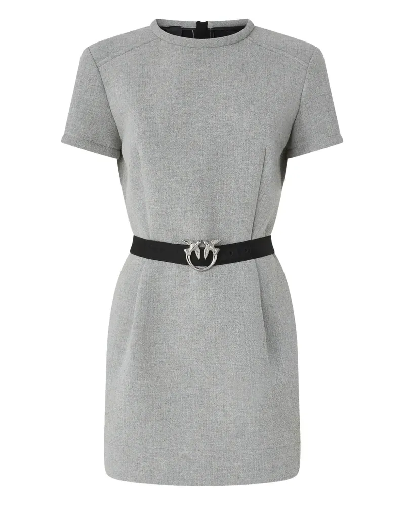 Pinko Kurzärmeliges Midikleid - Grau Grau