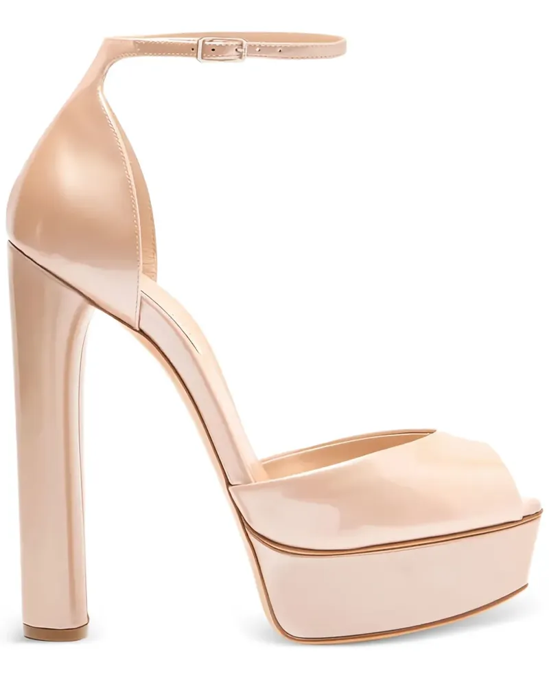 Casadei Flora Tiffany Plateau-Sandalen 140mm - Nude Nude