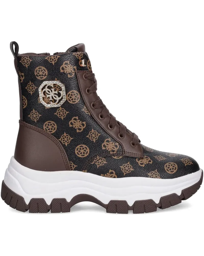 Guess Benzon 4G Peony Logo sneakers - Braun Braun