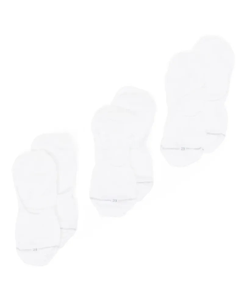 Ermenegildo Zegna Socken mit Logo-Stickerei (4er-Set) - Weiß Weiß