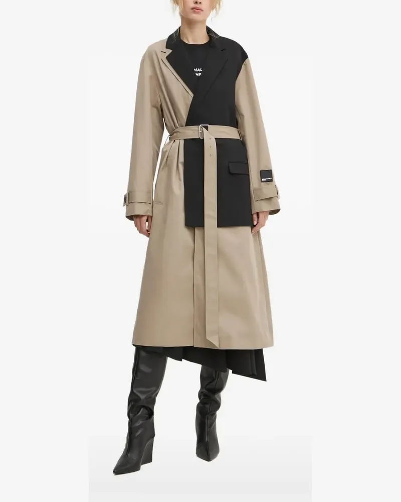 Karl Lagerfeld Trenchcoat mit Gürtel - Nude Nude