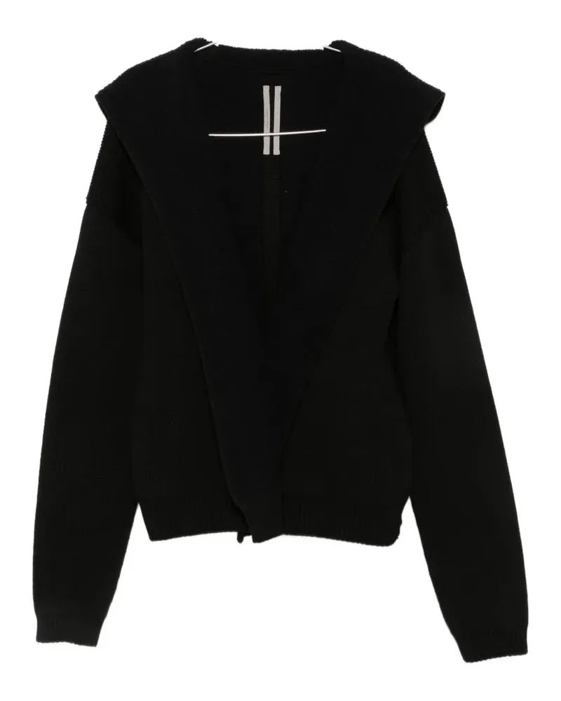 Rick Owens hooded jacket - Schwarz Schwarz