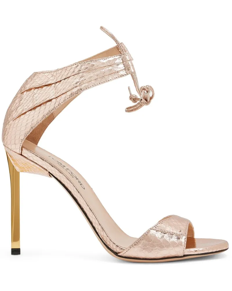 Tom Ford Margot Sandalen 115mm - Metallic Metallic