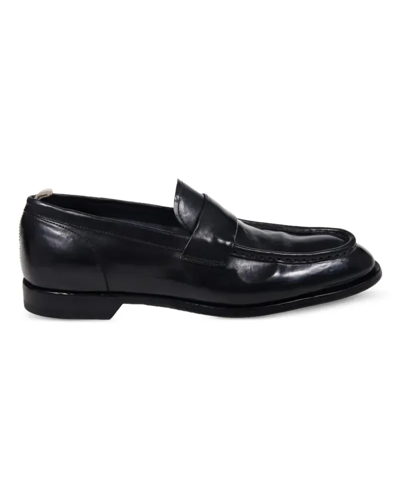 Officine Creative Italia leather loafers - Schwarz Schwarz