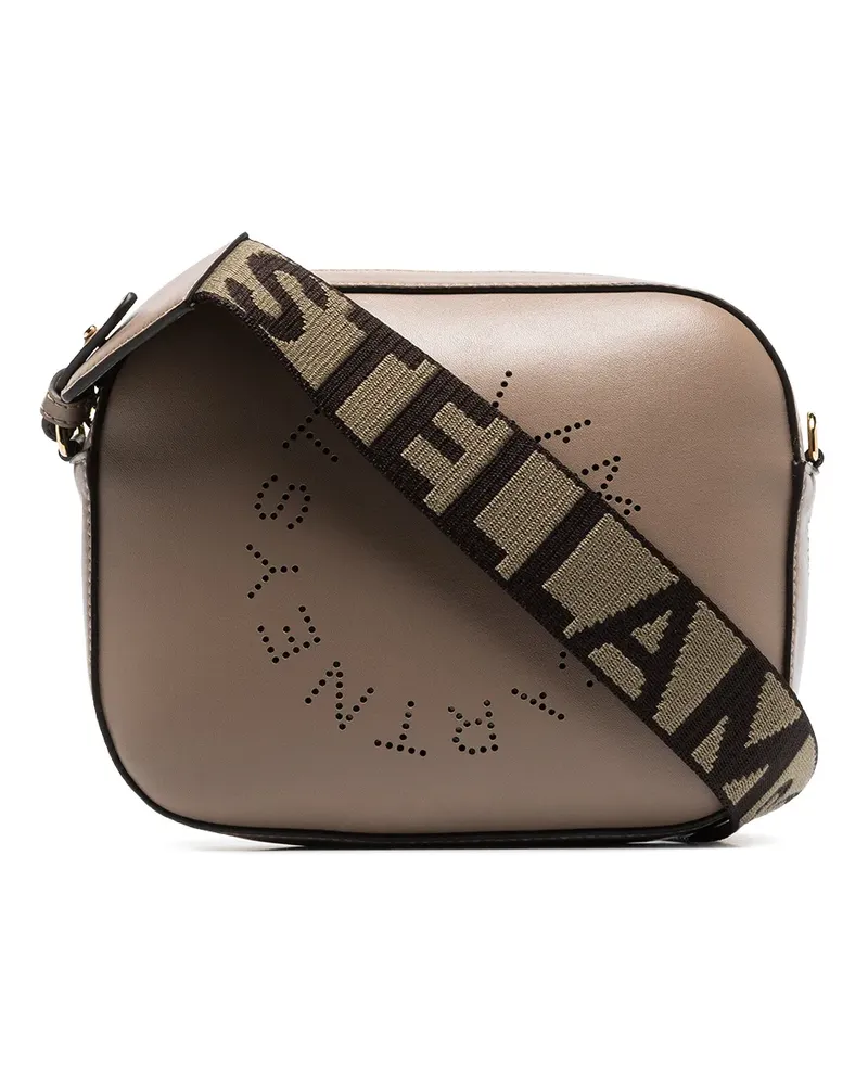 Stella McCartney Kameratasche mit Stella-Logo - Braun Braun