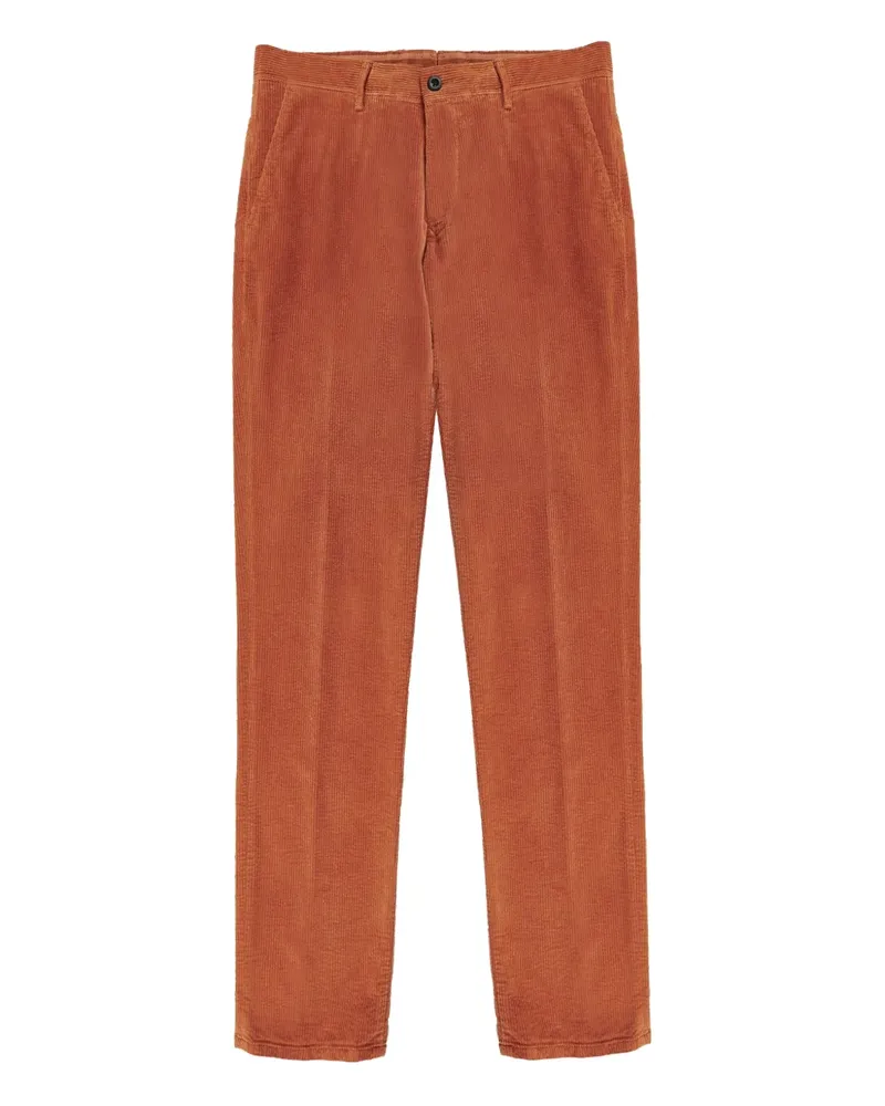 Incotex Hose aus Cord - Orange Orange