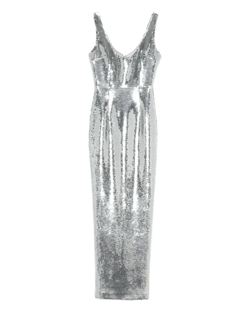The New Arrivals Ilkyaz Ozel Manu maxi dress - Silber Silber