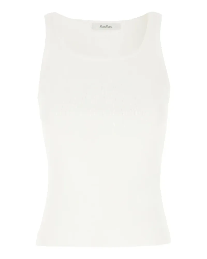 Max Mara ribbed-knit tank top - Nude Nude