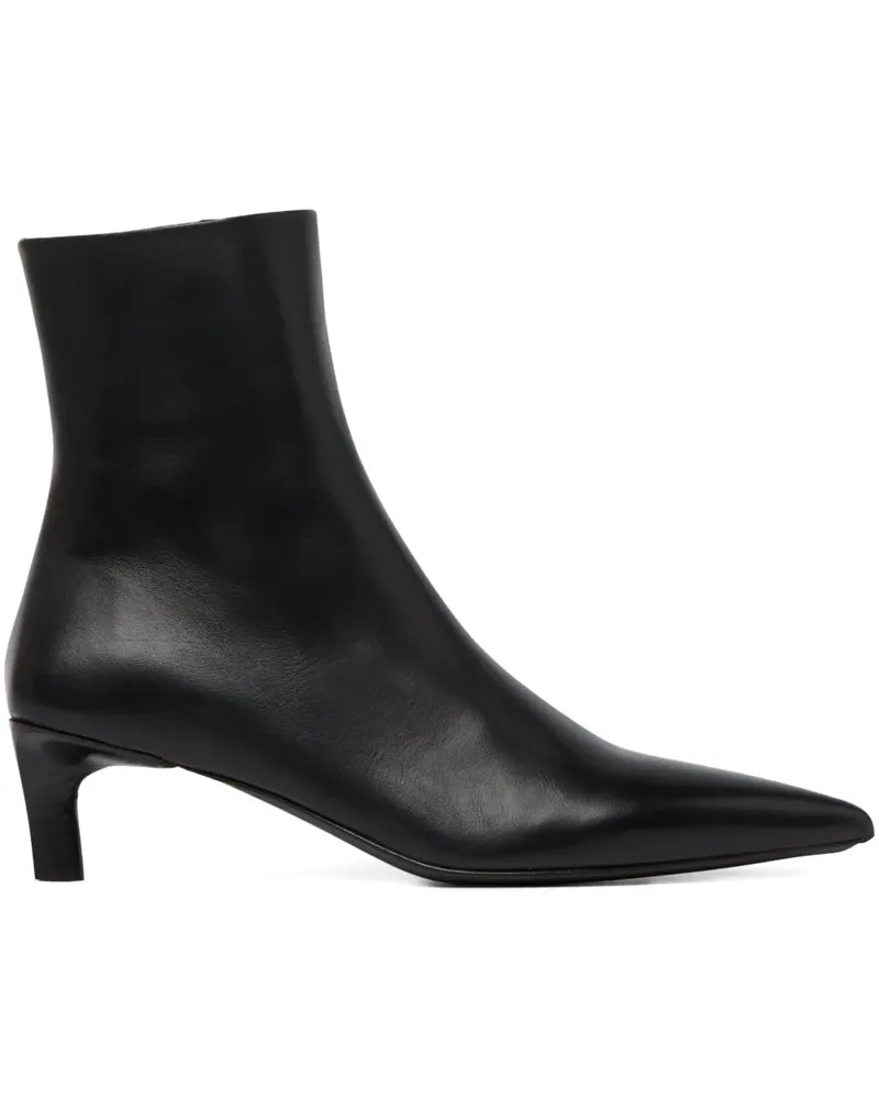 Marsèll Aculeo Basalt Kitten-Heel-Stiefel mit spitzer Kappe - Schwarz Schwarz