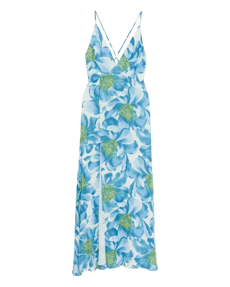 Reformation Zani Kleid - Blau Blau
