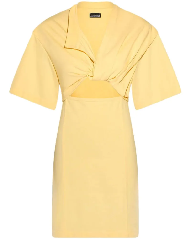 Jacquemus La Robe T-shirt Bahia Minikleid - Gelb Gelb