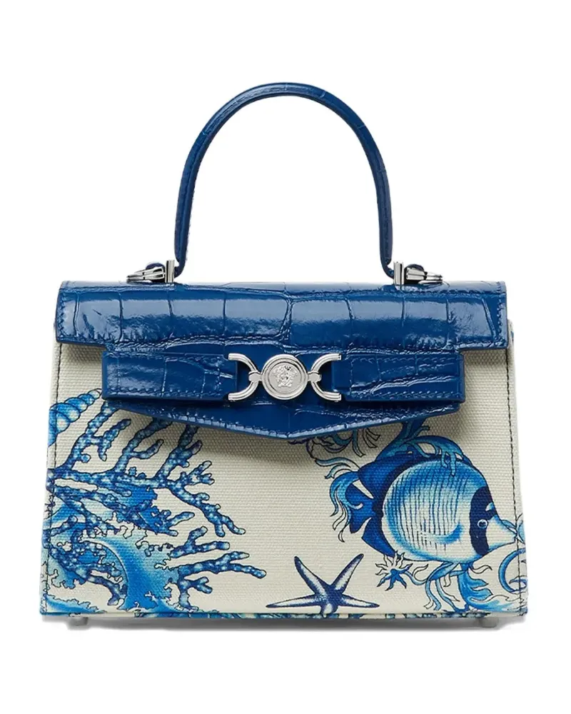 Versace Kleine Underwater Barocco Medusa '95 Handtasche - Blau Blau
