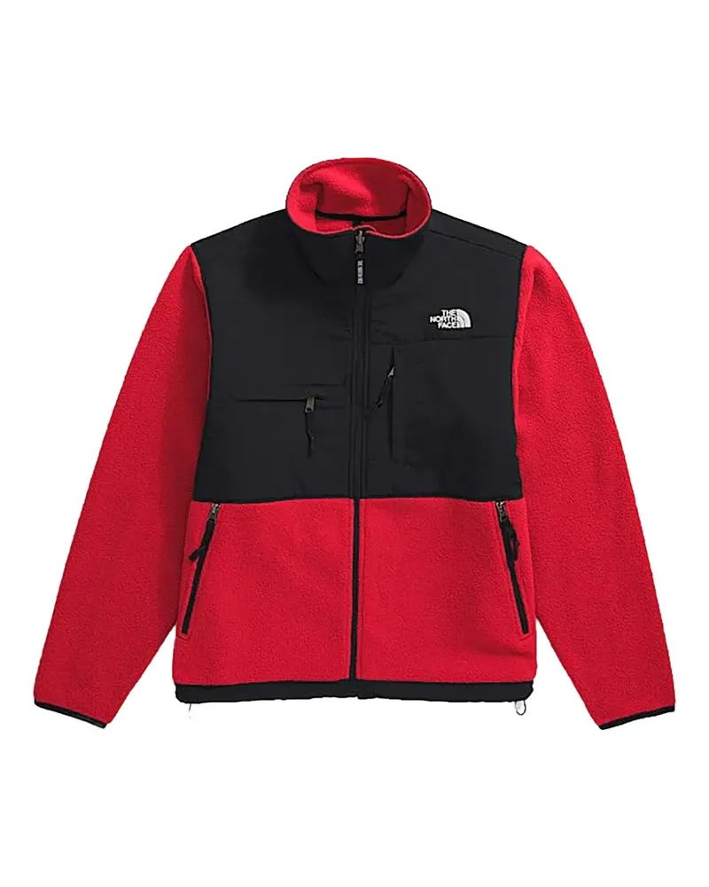 The North Face logo-embroidered jacket - Rot Rot
