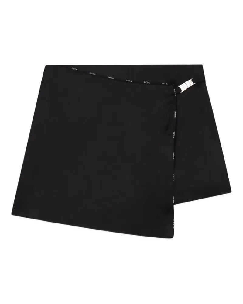GCDS Minirock mit Logo-Besatz - Schwarz Schwarz